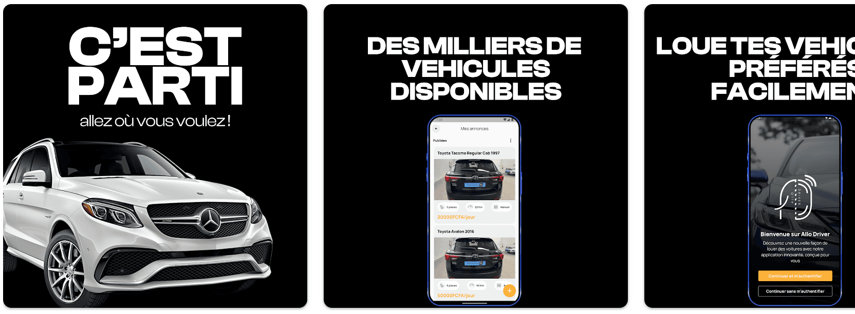 Allo Driver customer-facing mobile experience